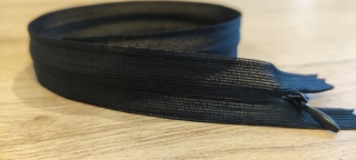 zip skrytý černý 25 cm #3 N